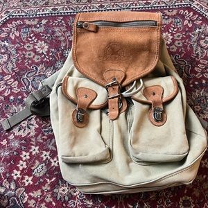 Vintage Eddie Bauer Olive Green backpack